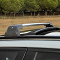 Strong Roof Rack Cross Bars for Kia Soul X-Line 2018 - Up Silver