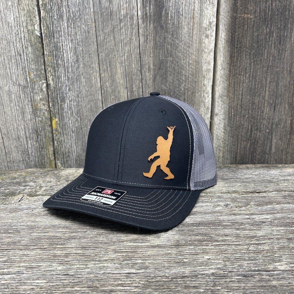 BIGFOOT SHAKA LEATHER PATCH HAT - RICHARDSON 112 | Hells Canyon Design ...