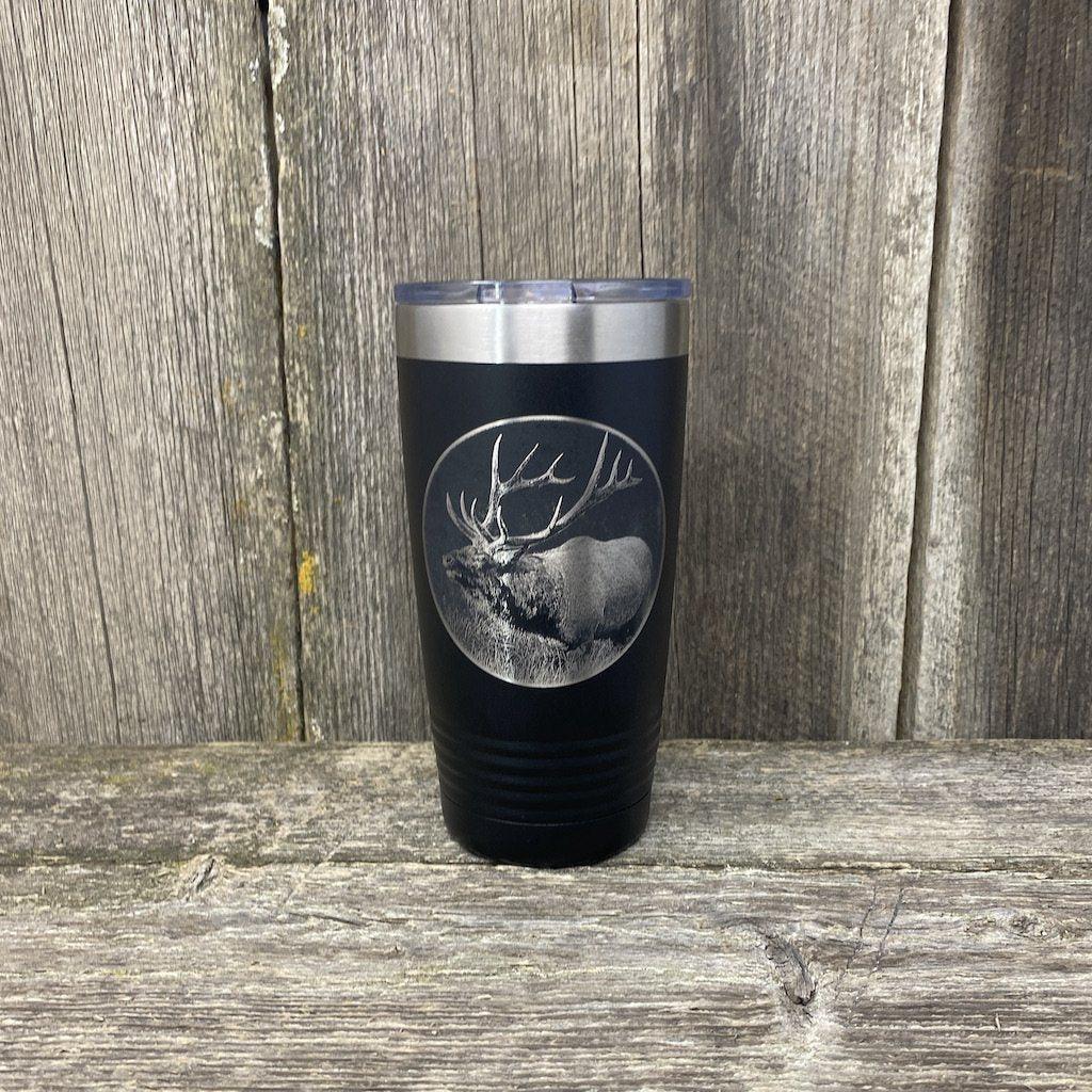 MULE DEER BLACK 20 Oz YETI TUMBLER