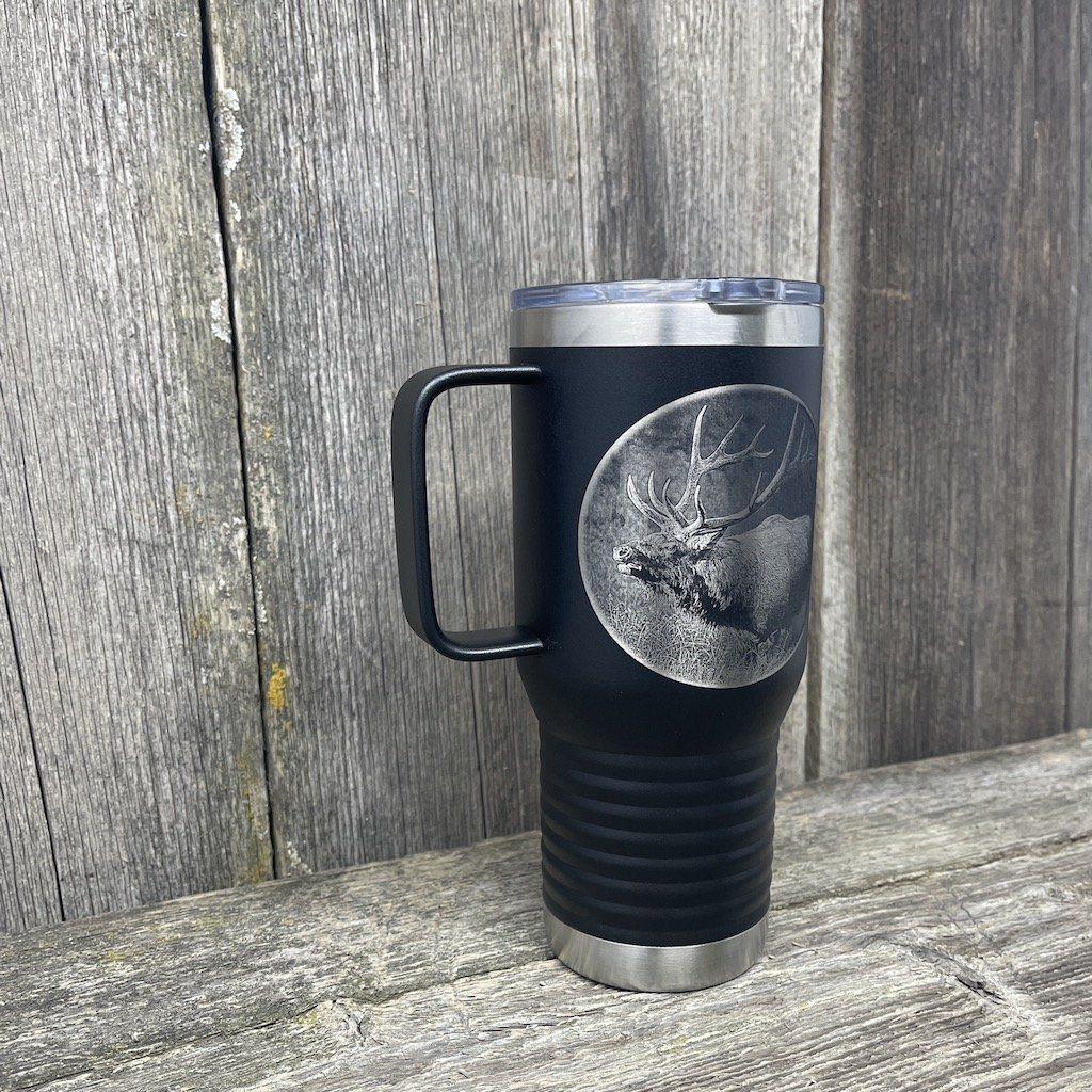 MULE DEER BLACK 20 Oz YETI TUMBLER  HELLS CANYON DESIGNS - Hells Canyon  Designs