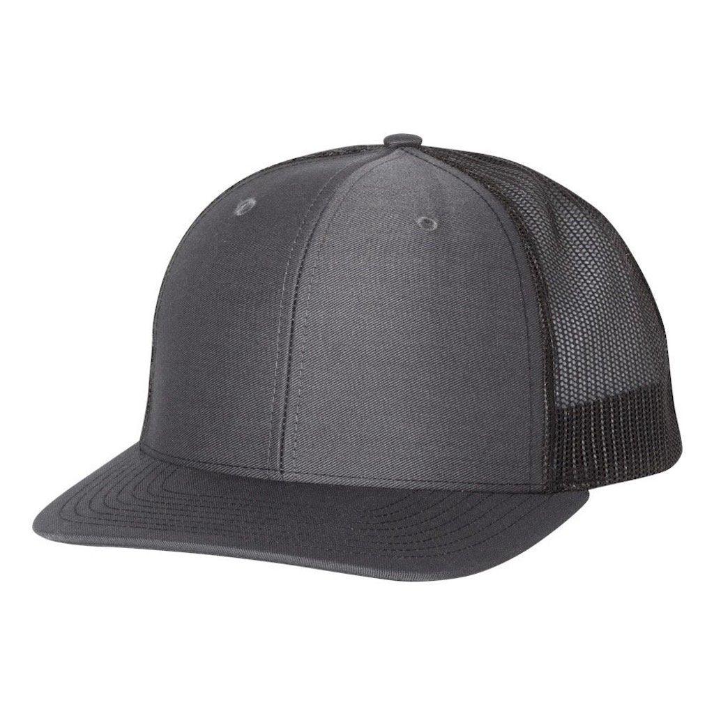 112-LP Richardson Leather Patch Trucker Cap