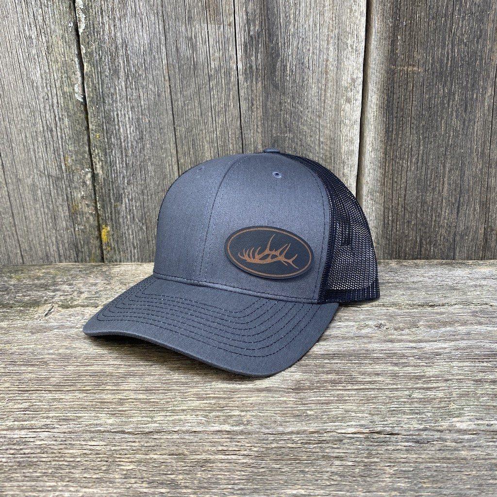 ELK RACK BLACK LEATHER PATCH HAT - RICHARDSON 112 | HELLS CANYON ...