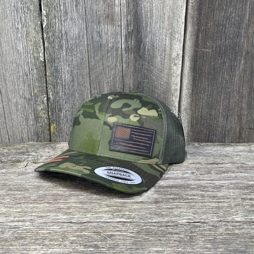 Richardson Fishing Flag Patch Gray Hat from Realtree