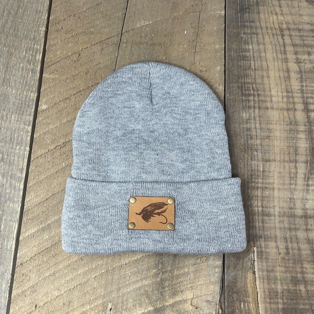 HAND SEWN STEELHEAD Designs CUFFED Canyon YUPOONG | - FLY PATCH 1501KC Hells BEANIE