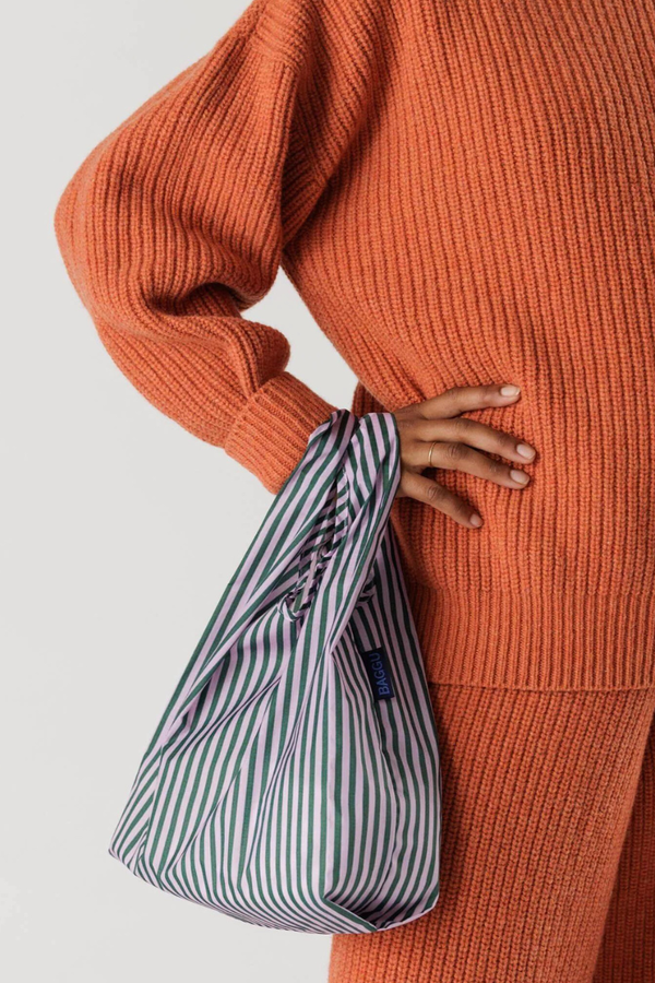 Baggu - Standard - Wavy Gingham Peach