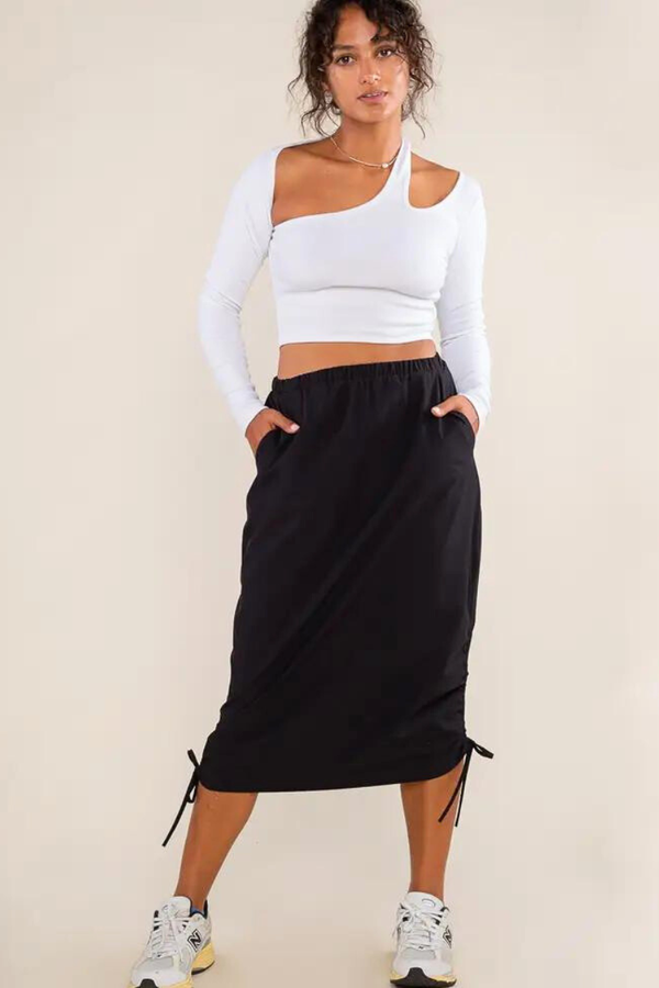Studio Opal Cotton Smock-back Skirt – Studio Opal Boutique