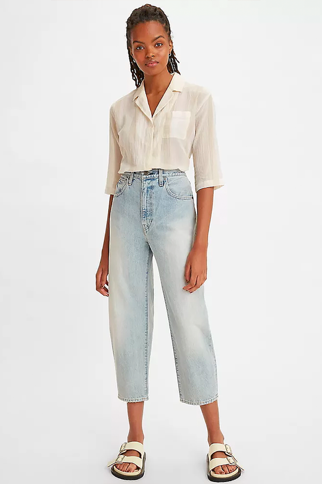 Levi's Barrel Crop Jeans – Studio Opal Boutique