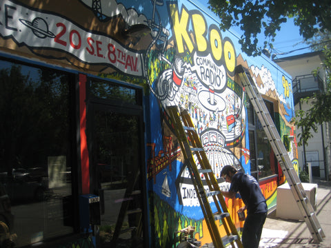 KBOO Community Mural Painting