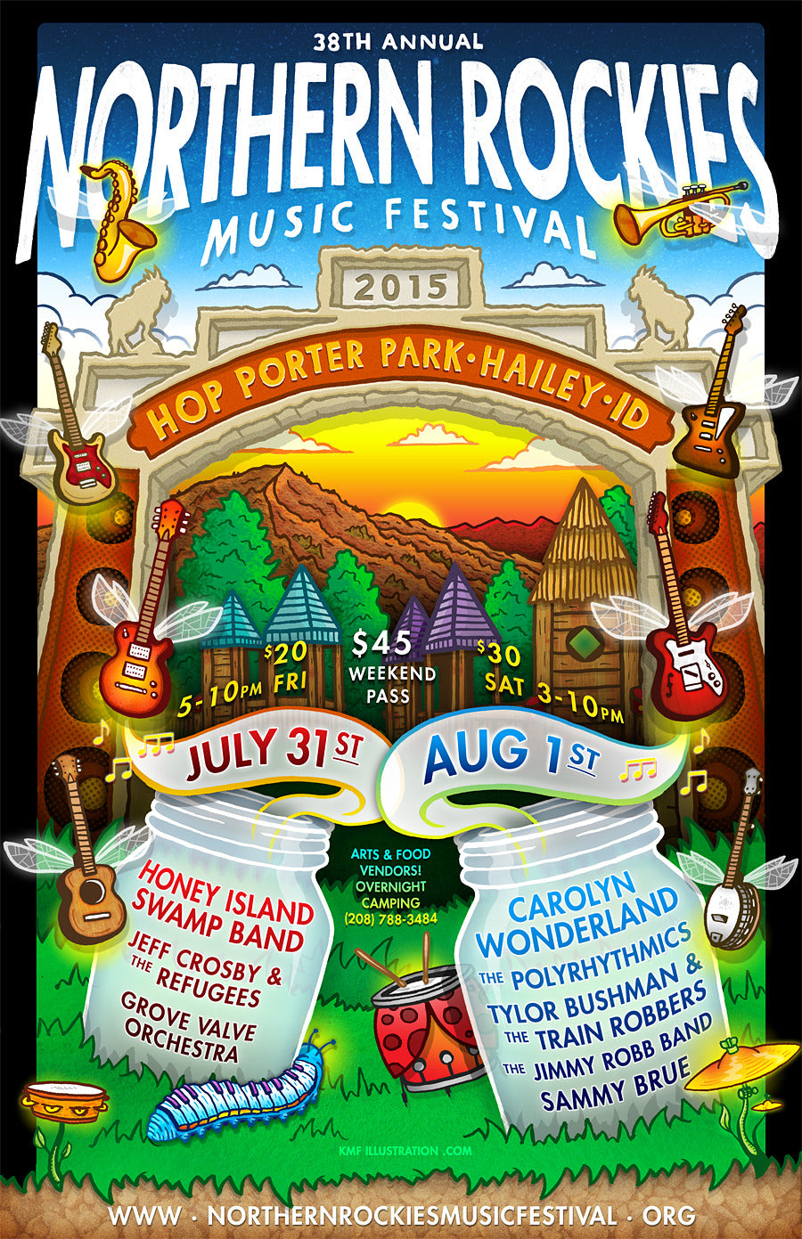 Northern Rockies Music Festival Poster