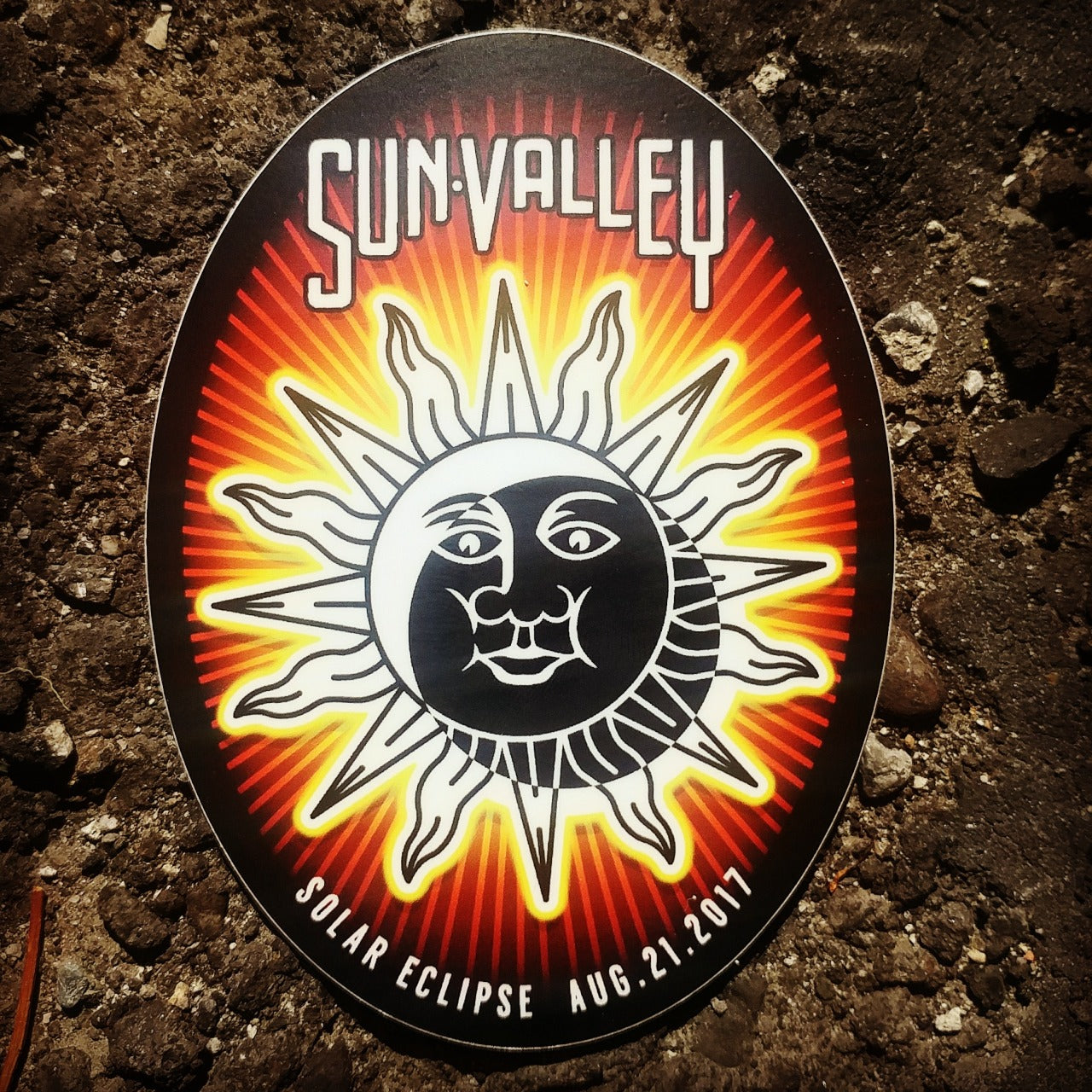 Sun Valley Brewery quot;Solar Eclipsequot; Beer Tap Sticker