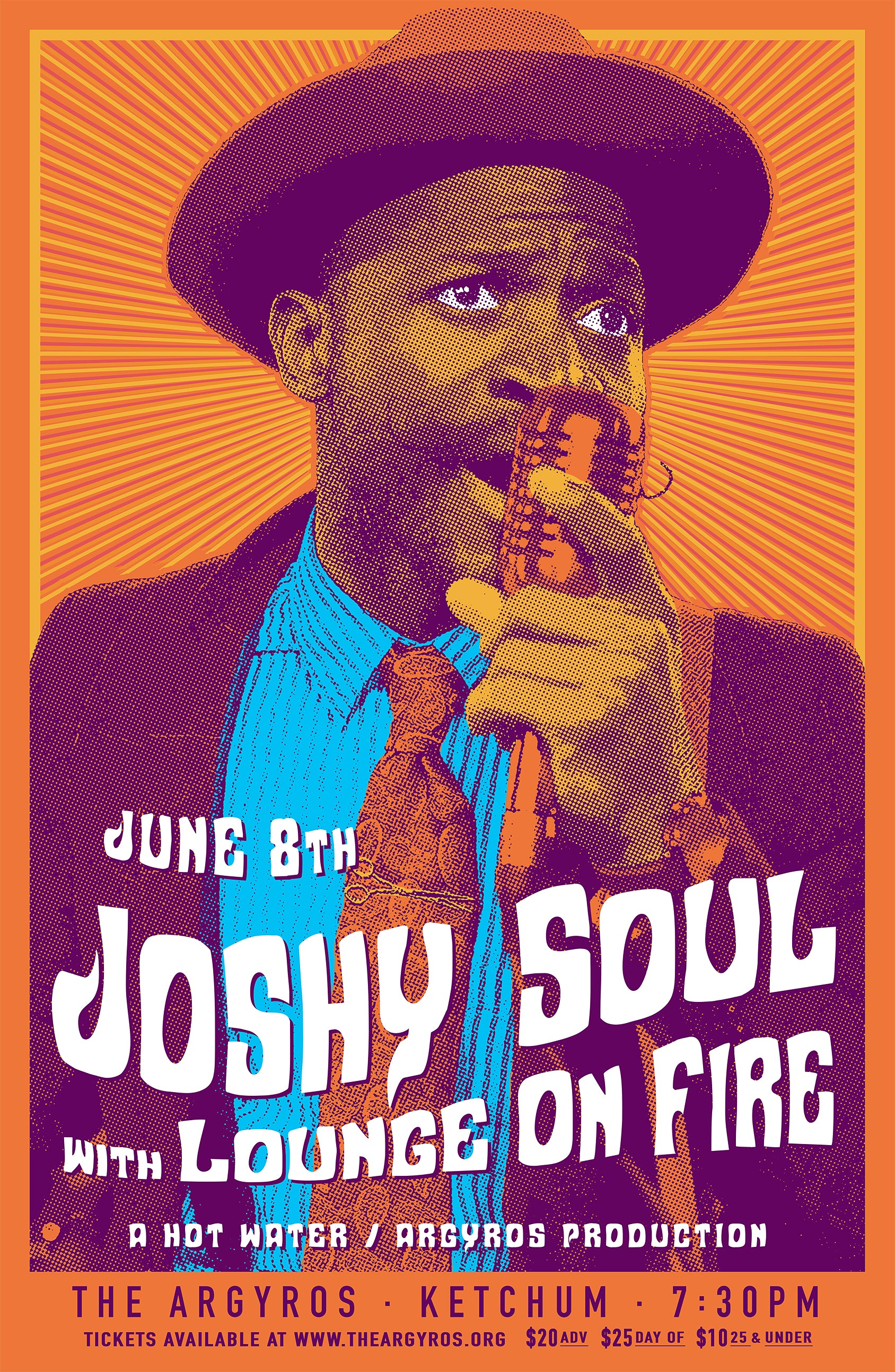 Poster: Joshy Soul @ The Argyros (Ketchum, ID)