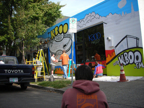 Portland, OR "KBOO Community Radio Mural"