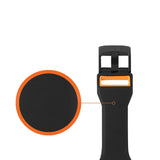 Pasek UAG Urban Armor Gear Civilian do Apple Watch 44 / 42mm - Czarno Pomarańczowy
