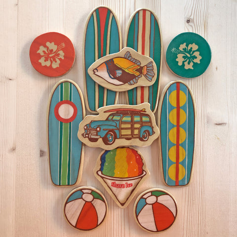 baby mobile shave ice surfboards