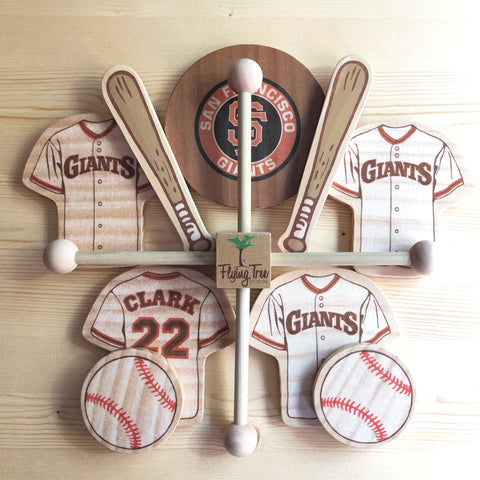 san francisco giants baseball baby mobile