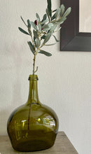 Glass Olive vase - FREE SHIPPING