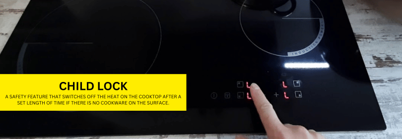 a safety feature that switches off the heat on the cooktop after a set length of time if there is no cookware on the surface.