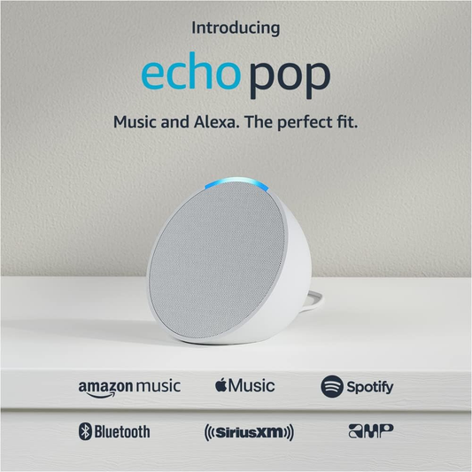 Echo Show 5 3rd Gen Smart display with deeper bass and clearer sound  in Glacier White