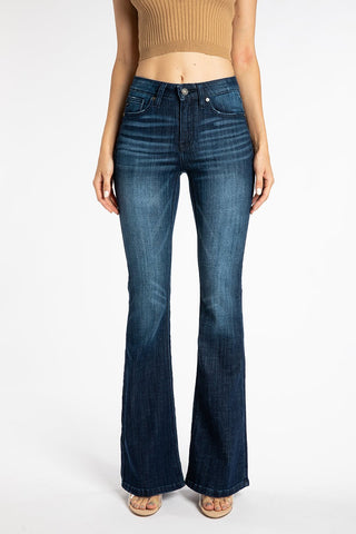 kancan petite flare jeans