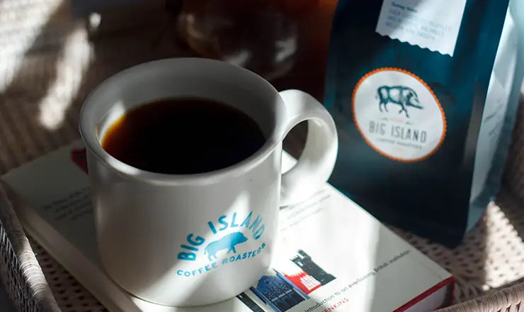 Big Island Coffee Roasters Kona Coffee in the Hugs Mug