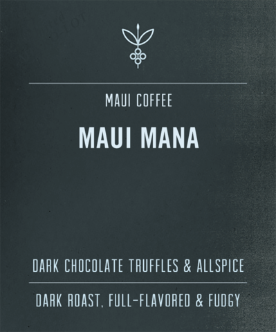 Maui Mana coffee for cold brew