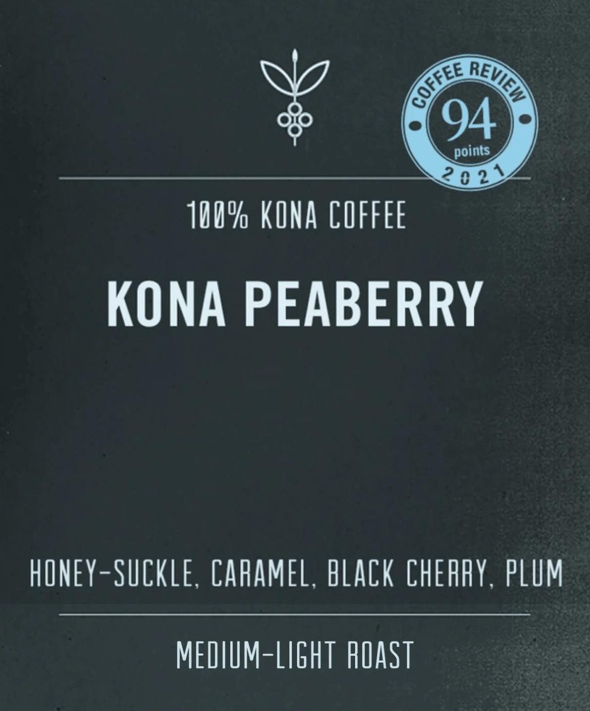 100% Kona Peaberry - Top Rated Kona Peaberry - Big Island Coffee Roasters product image