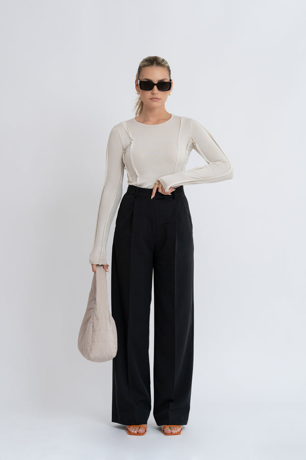 Jagger Tailored Trousers - Black