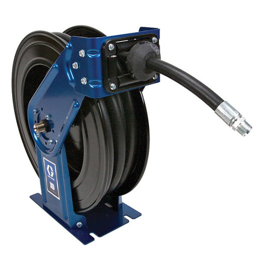 LD Series 5:1 Tank Mount Oil Pump with SD™ Series Hose Reel Package -  Manual Meter Type