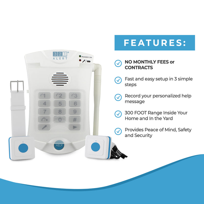 Elderly Personal Alarm Systems - Assisted Living Products – 321Alert.co.uk