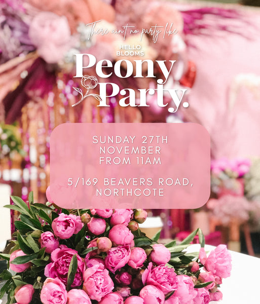 Peony Party 2022 - Hello Blooms