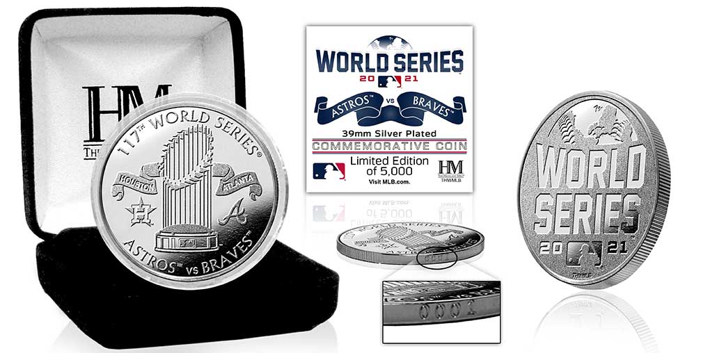 Highland Mint MLB Atlanta Braves 2021 World Series Champions Silver Coin  Card GameStop Exclusive