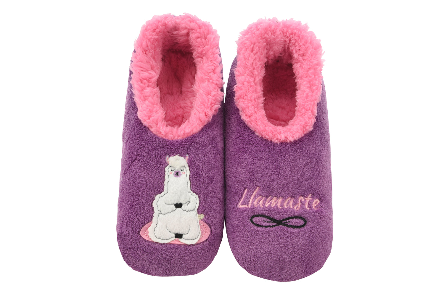 snoozies slippers with rubber soles