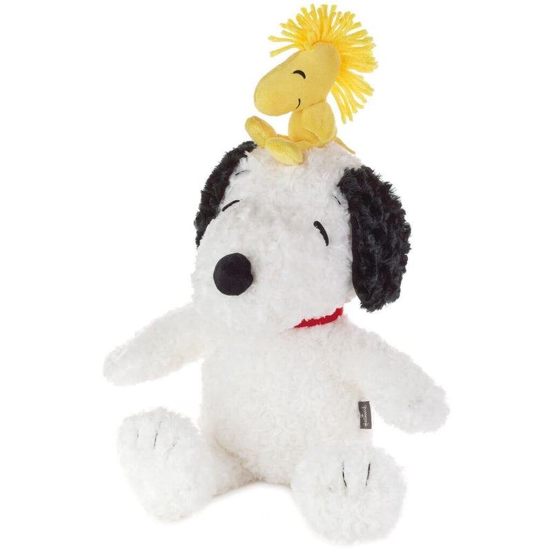 stuffed snoopy and woodstock