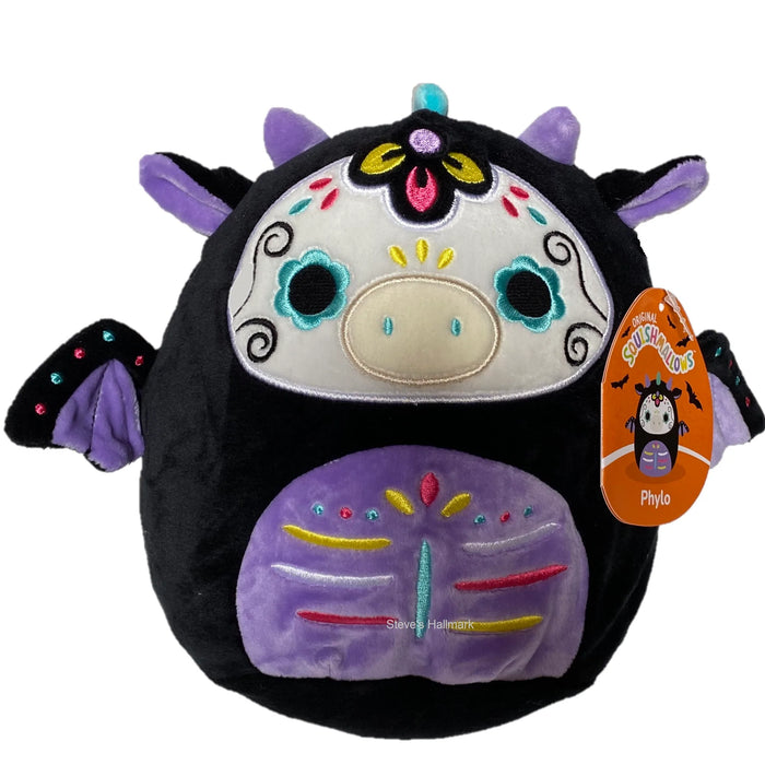 8" Day of the Dead Phylo the Cow Dragon Squishmallow — Trudy's Hallmark