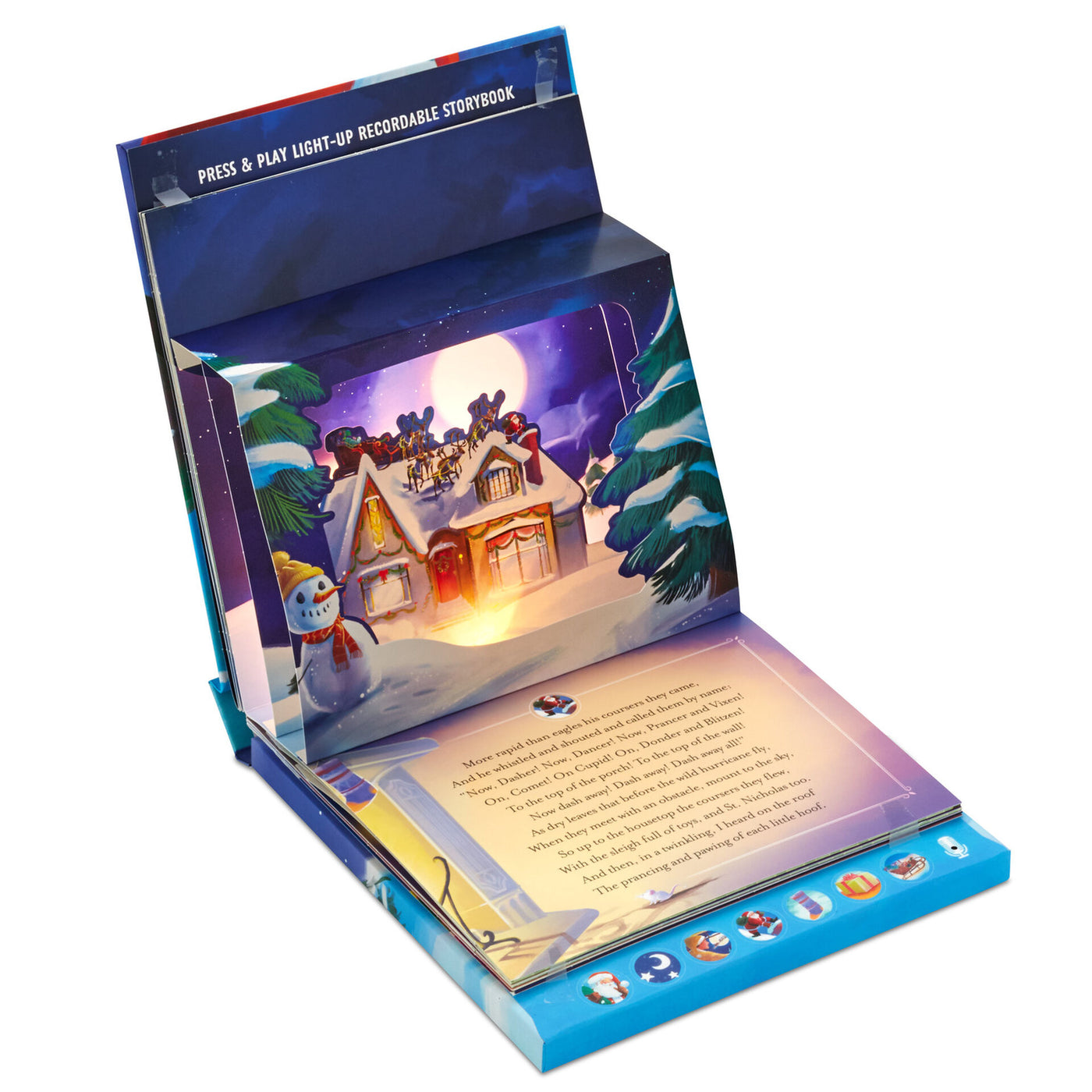 night before christmas pop up book