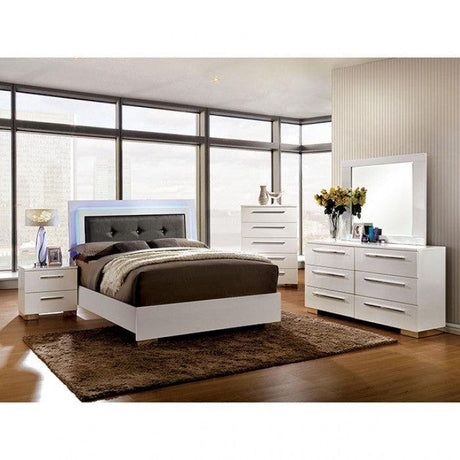 Furniture of America® Jakarta 5-Piece Antique White/Beige Queen Bedroom Set