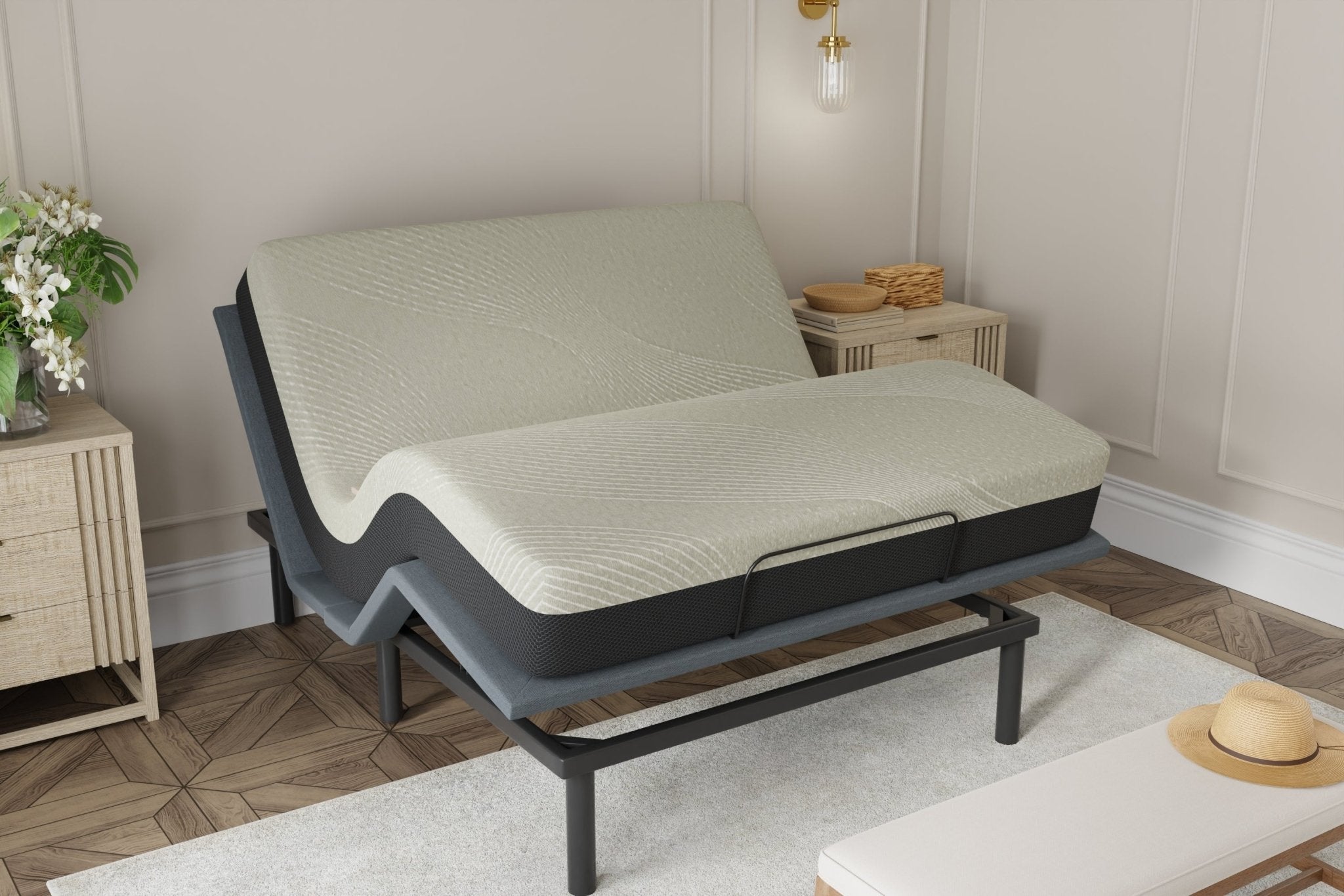 10-Foot King Mattress with Gel Comfort and Medium Firm Support