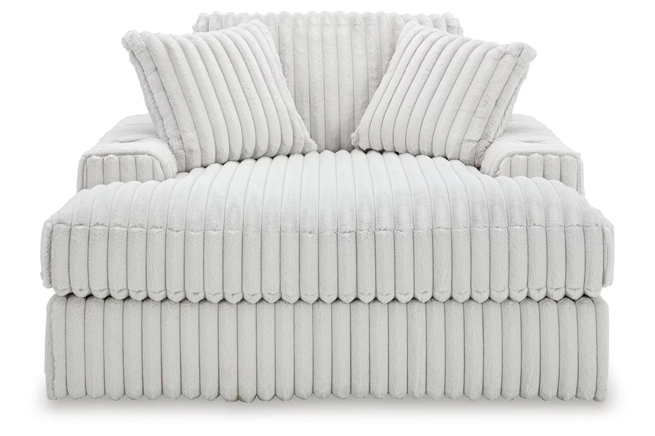 Ashley Oversized Stupendous Chaise in Velvet - Model 2590315