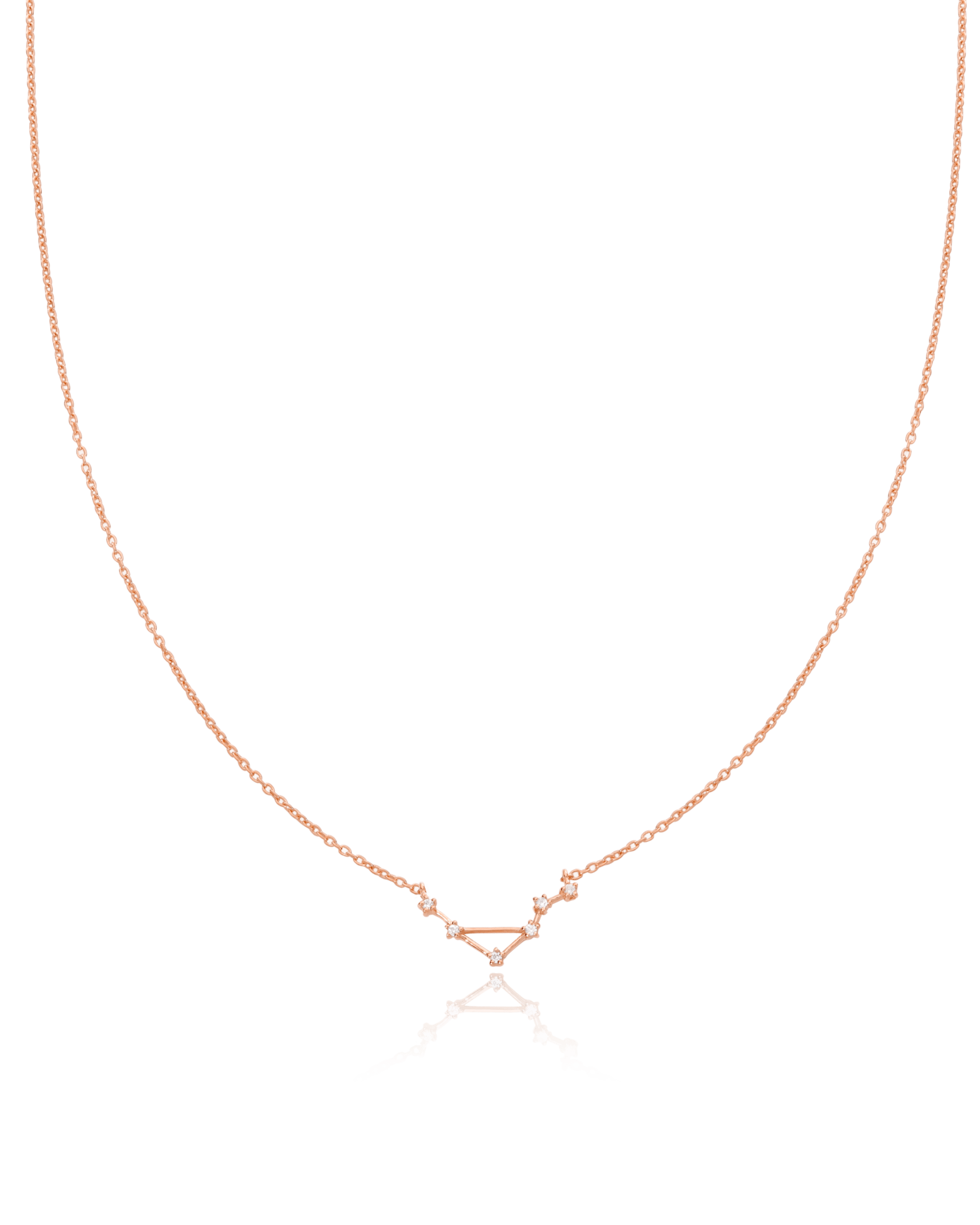 Single Constellation Necklace with Diamonds - 18K Gold Vermeil Necklaces magal-dev 