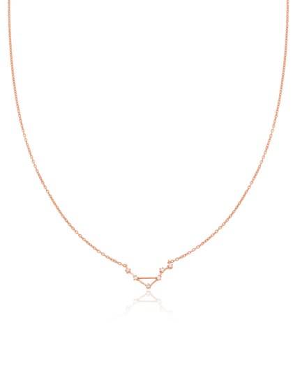 Constellation Necklace with Diamonds - 18K Gold Vermeil