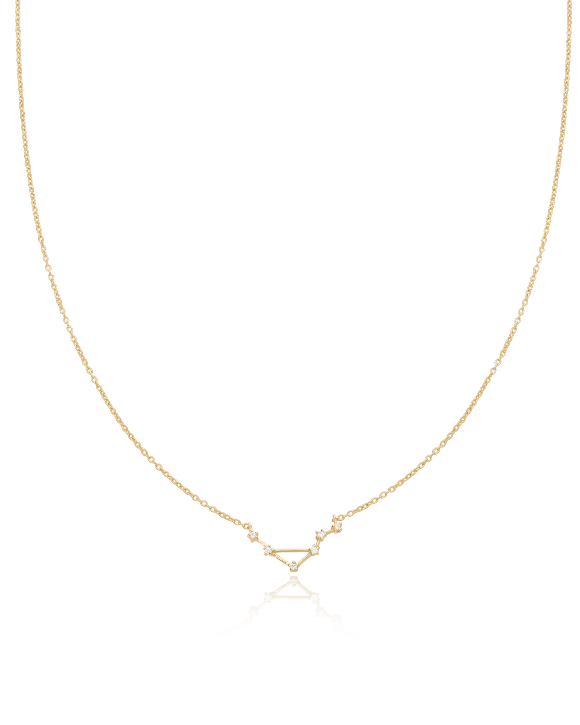 Collier Constellation avec diamants - Or Rose Plaqué 18 carats Necklaces magal-dev 