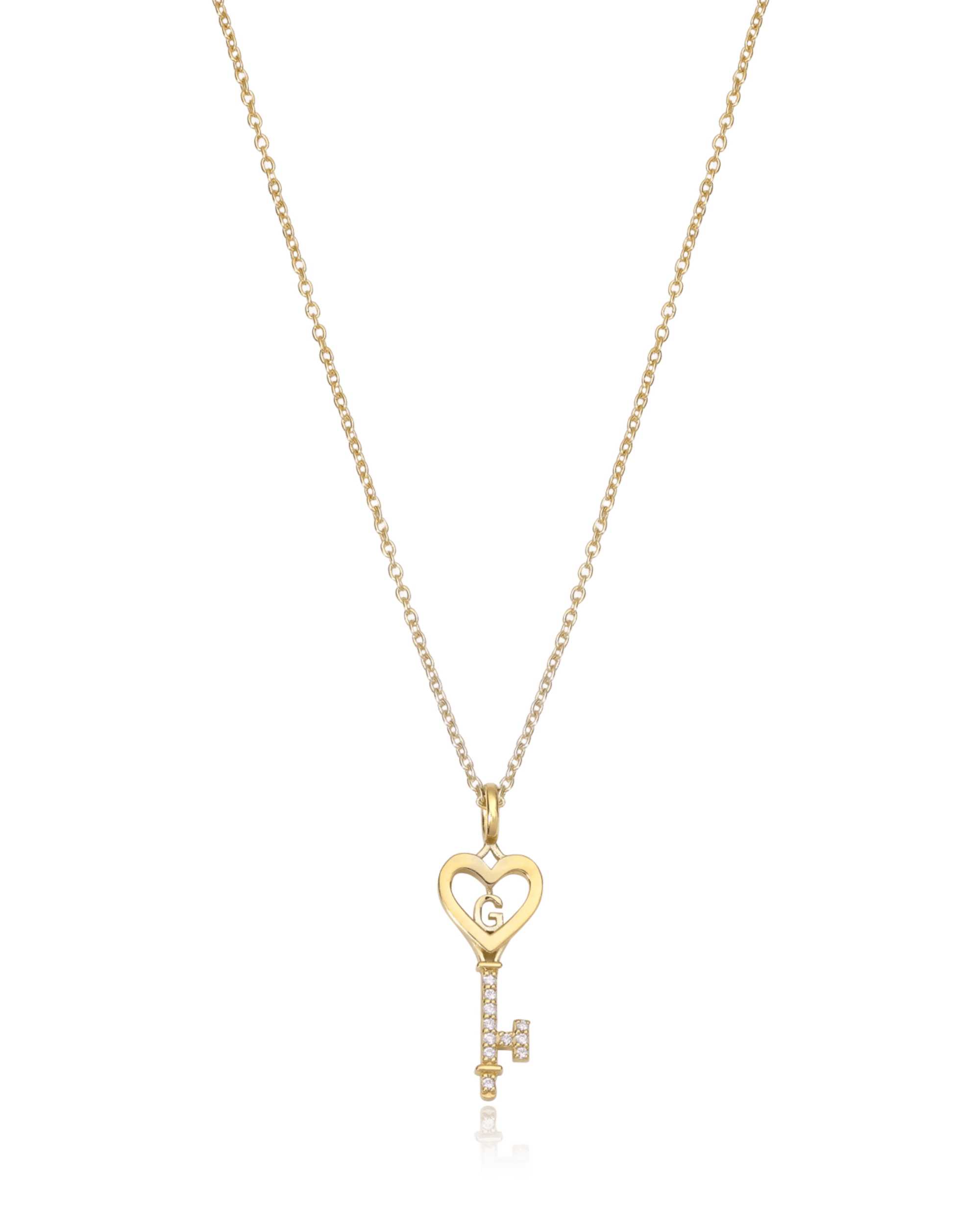 Key To My Heart - 18K Gold Vermeil Necklaces magal-dev 