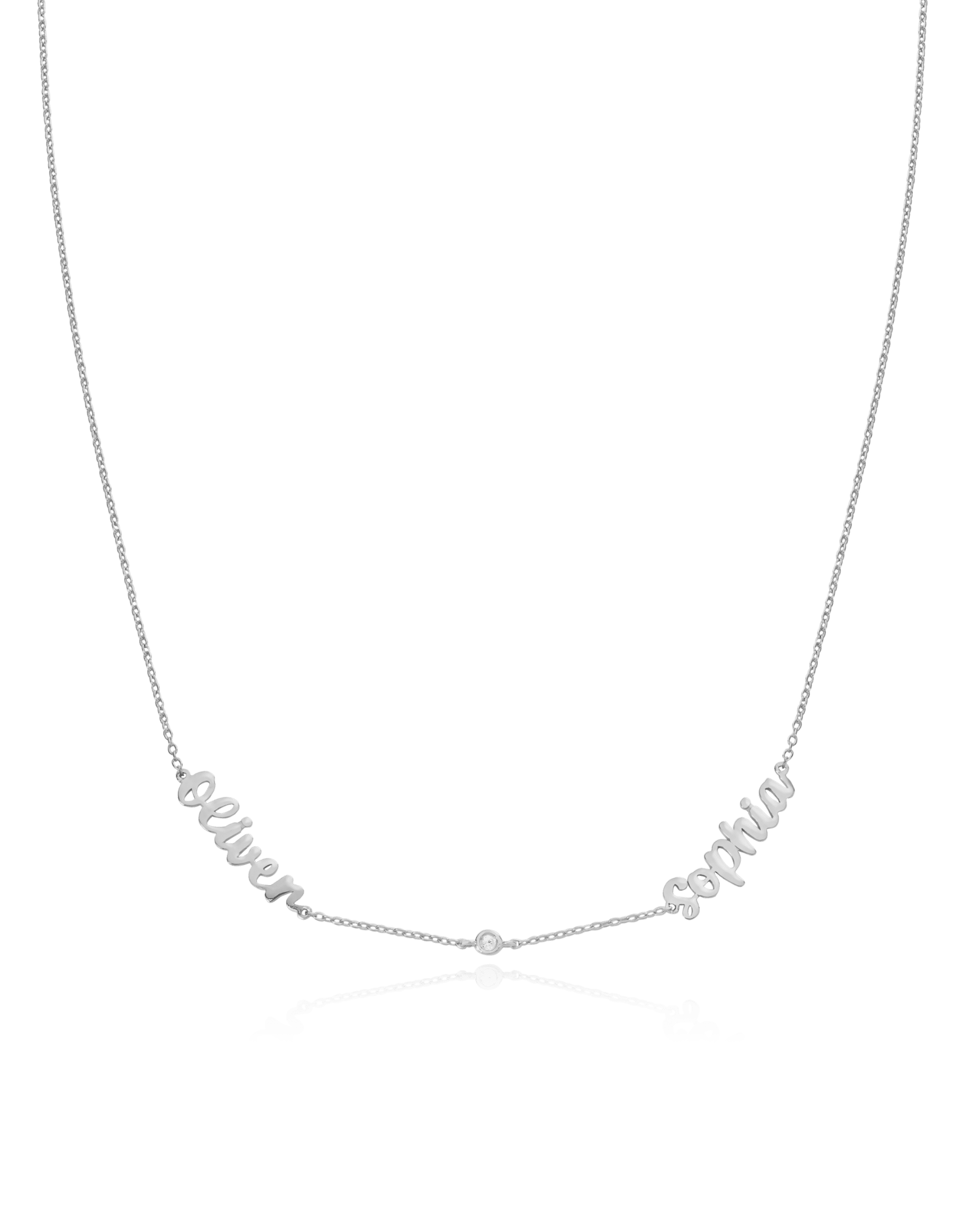 Collier Prénom(s) & Diamants - Argent 925 Necklaces magal-dev 