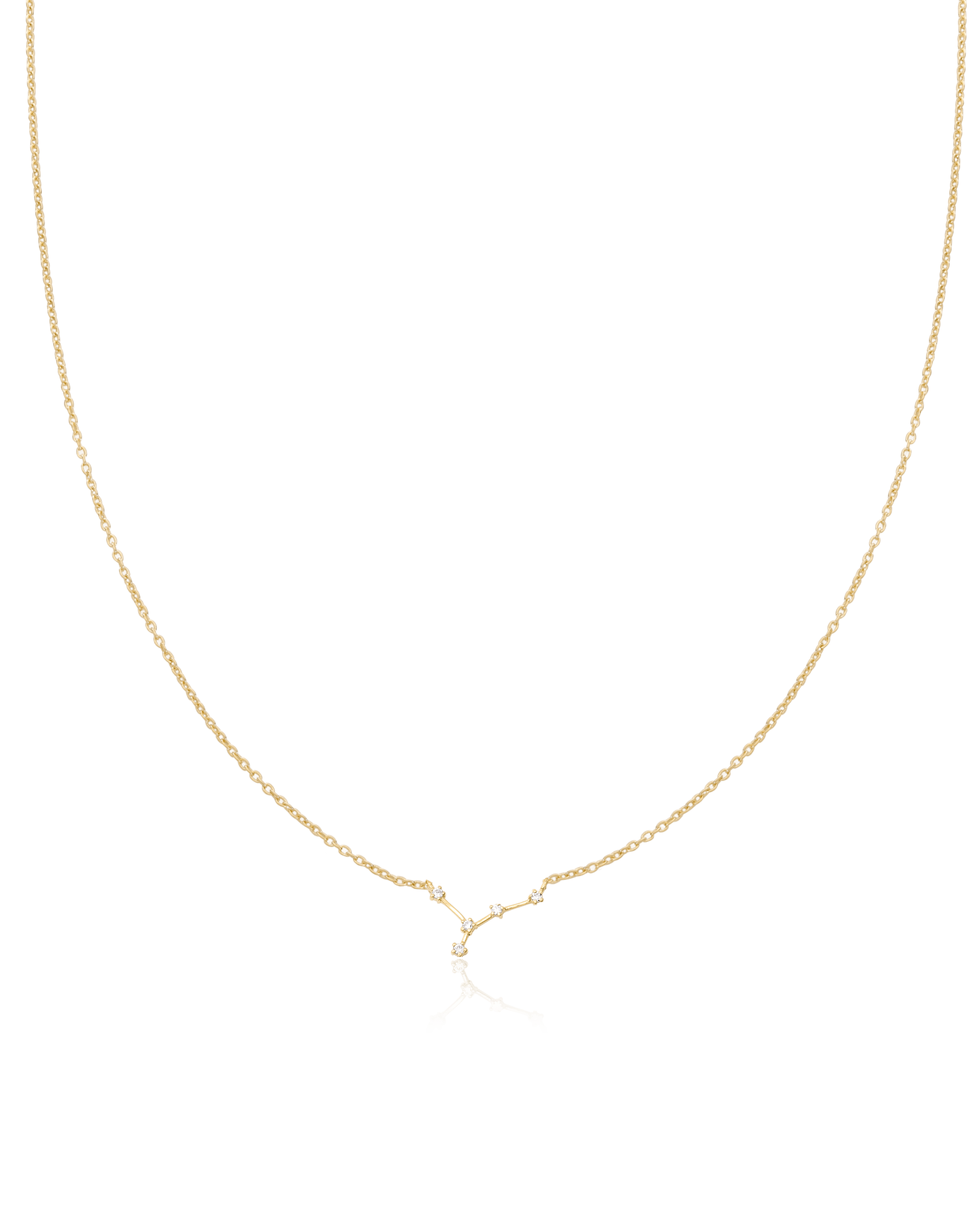 Cancer Constellation Necklace - 18K Gold Vermeil Necklaces magal-dev 16" 