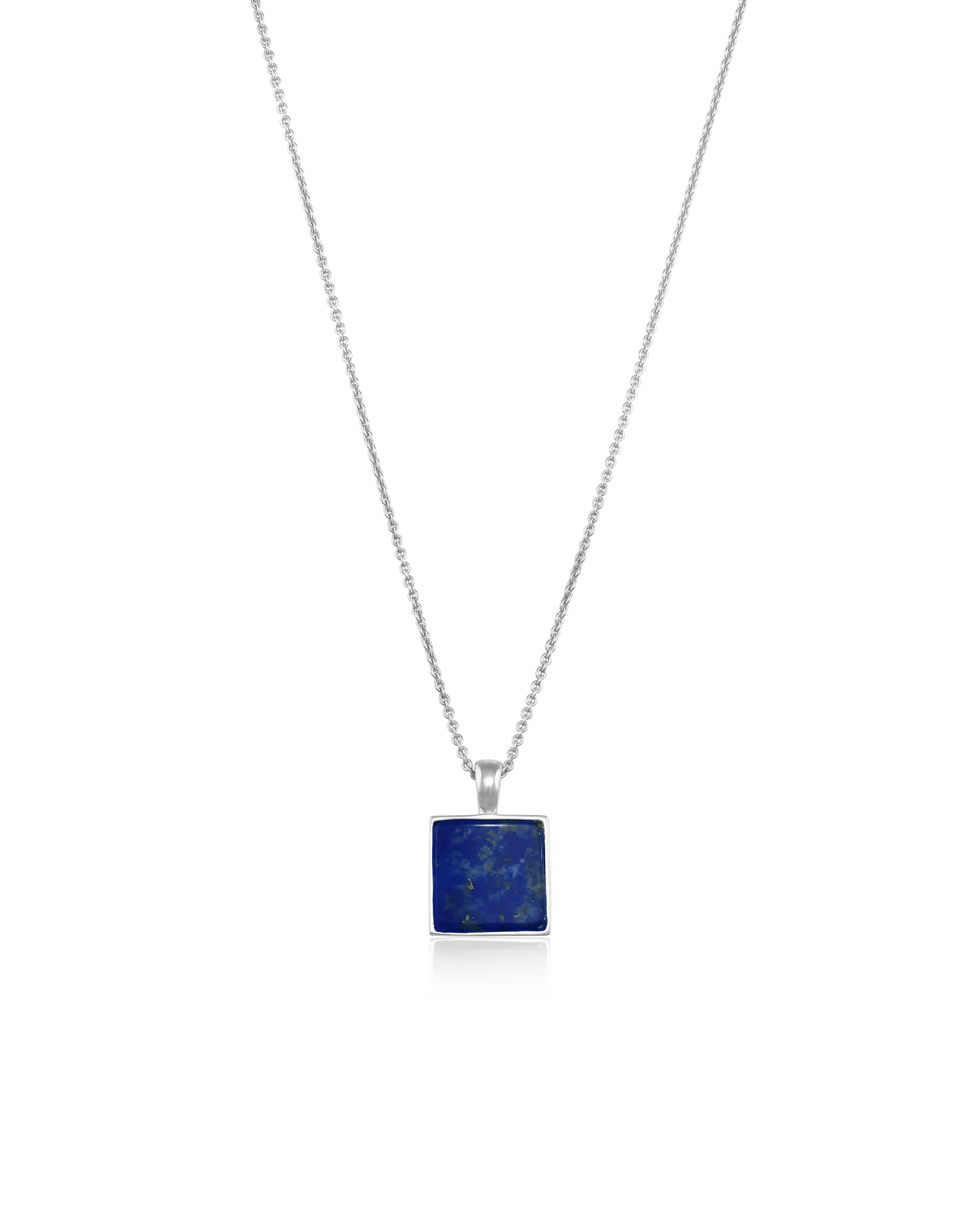 El Dorado Necklace - 925 Sterling Silver Necklaces magal-dev Blue Lapis 22" 
