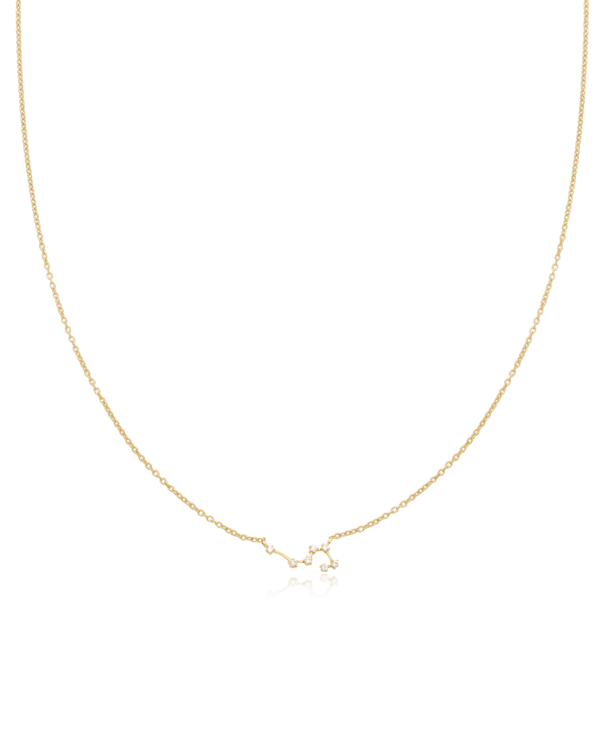 Leo Constellation Necklace - 18K Gold Vermeil Necklaces magal-dev 16" 