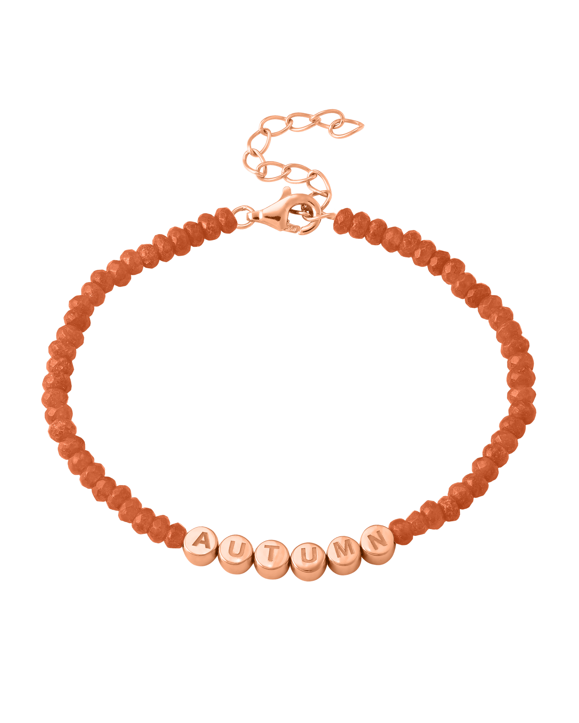 Bracelet Métro - Or Rose Plaqué 18 carats Bracelets magal-dev Citrine 1 