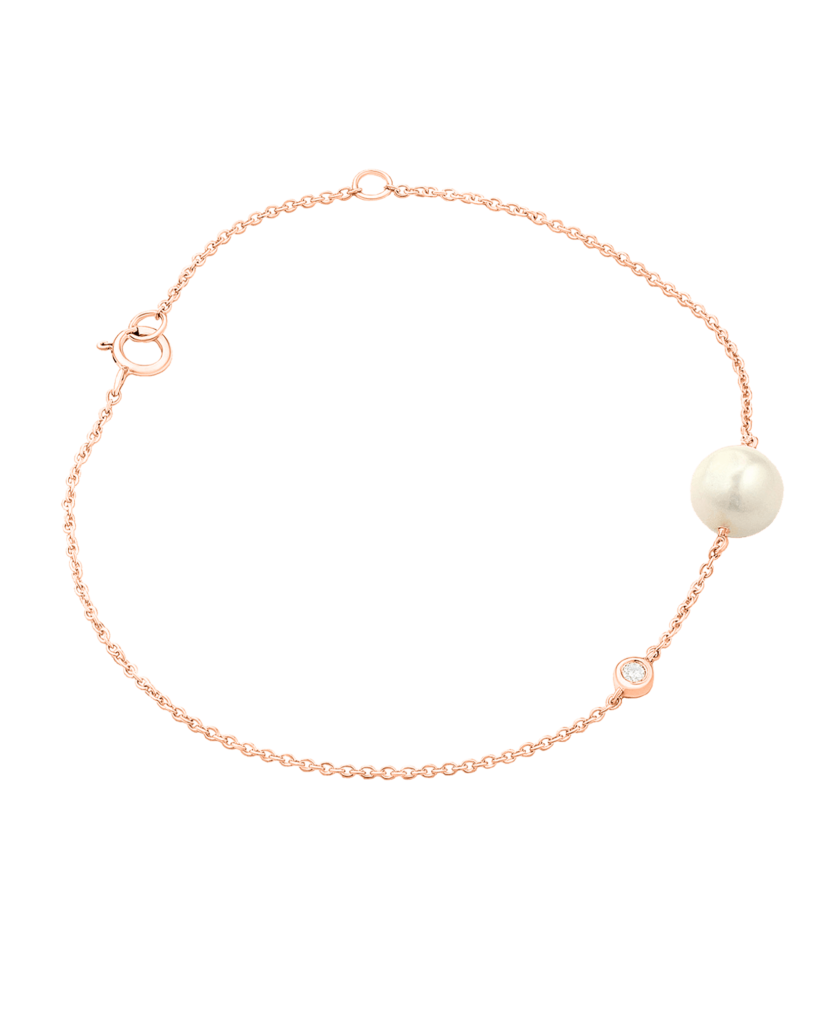 Bracelet Perles Naturelles & Diamants - Or Jaune 14 carats Bracelets magal-dev 
