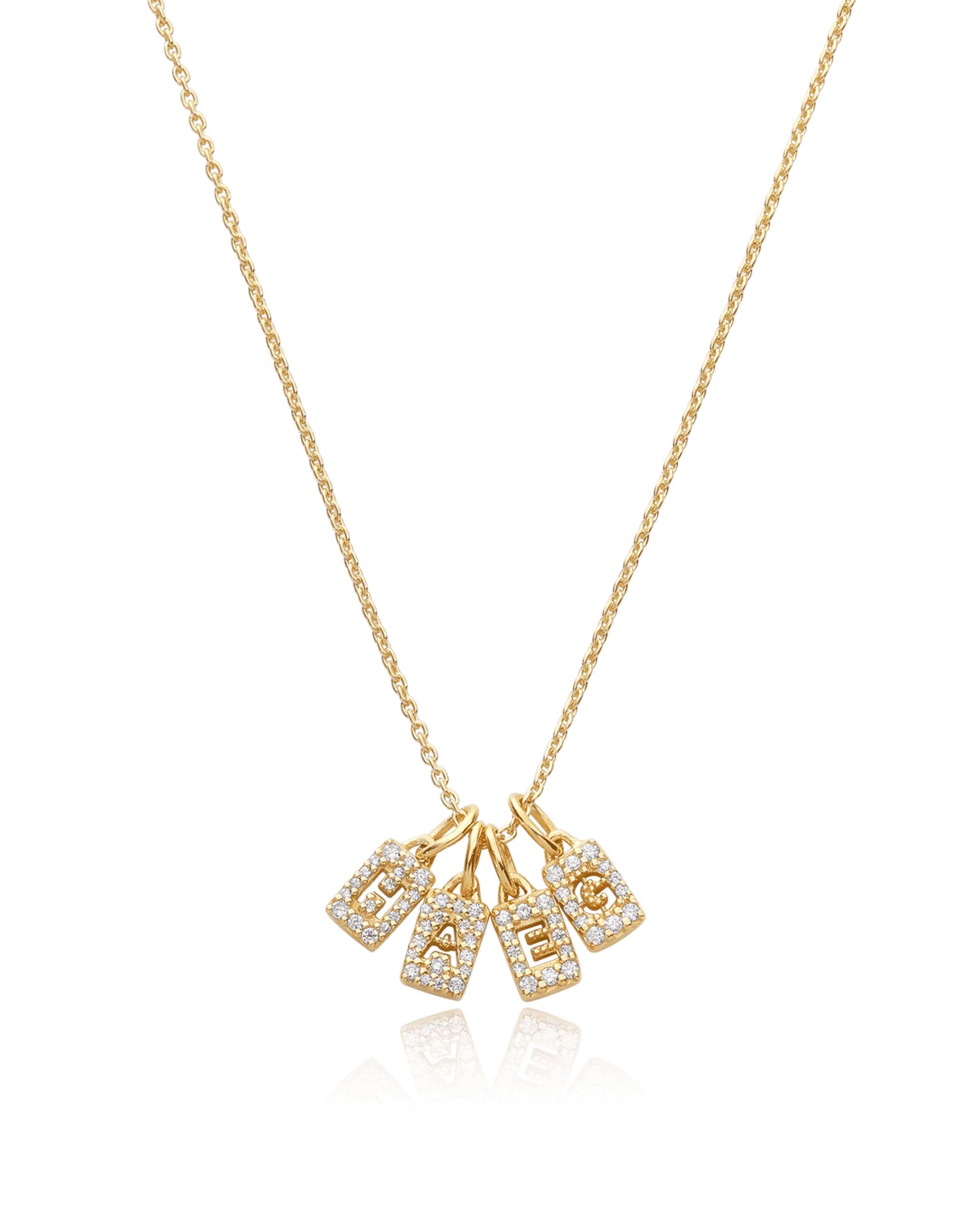 Collier Initiale Poussière d'Étoiles - Argent 925 Necklaces magal-dev 