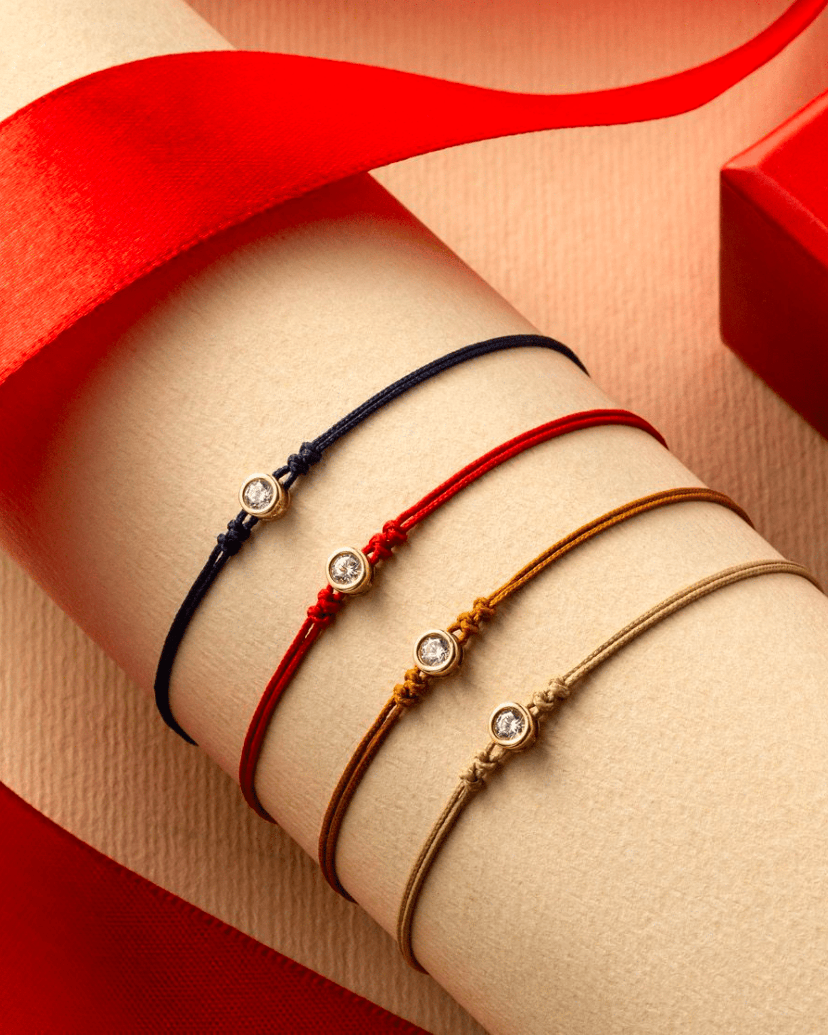 The Classic String of Love - 14K White Gold Bracelets magal-dev 